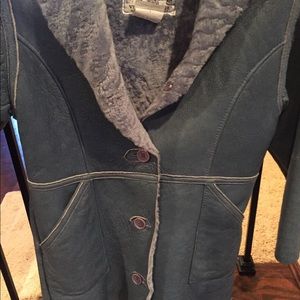 Italian shearling Coat Girls 6x